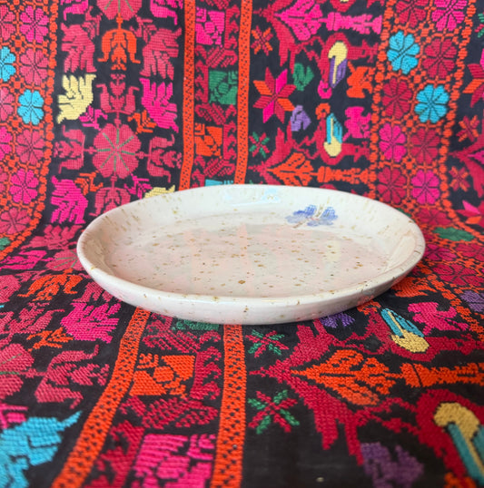 Speckled Hebron Rose- Side Plate 18cm