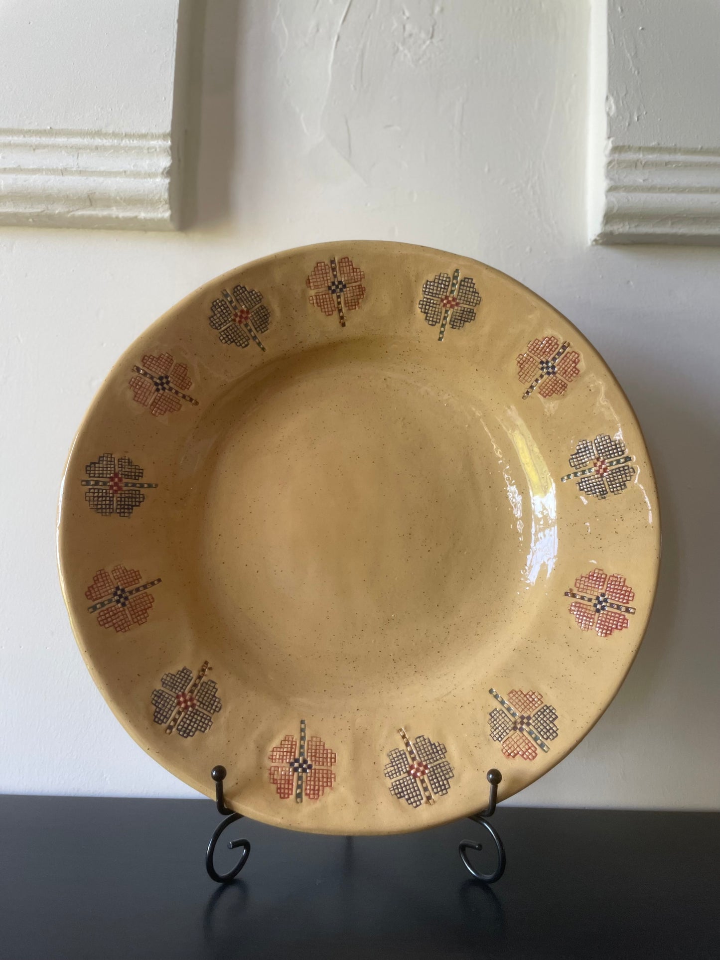 Speckled Hebron Rose (large serving bowl)