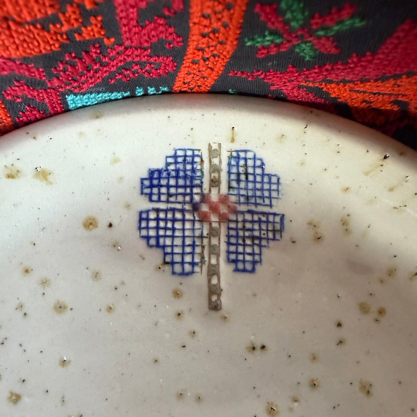 Speckled Hebron Rose- Side Plate 18cm