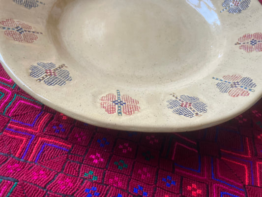 Speckled Hebron Rose (large serving bowl)