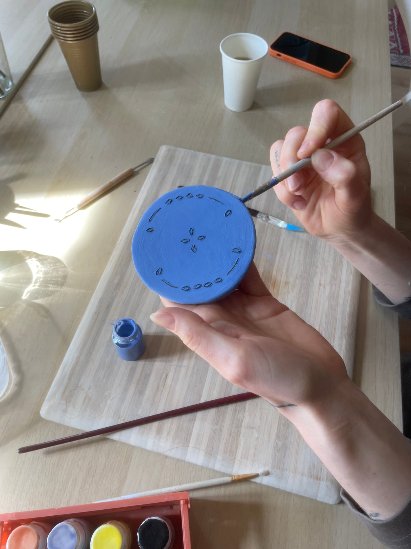 Carve & Glaze: Create Your Own Ceramic Coaster