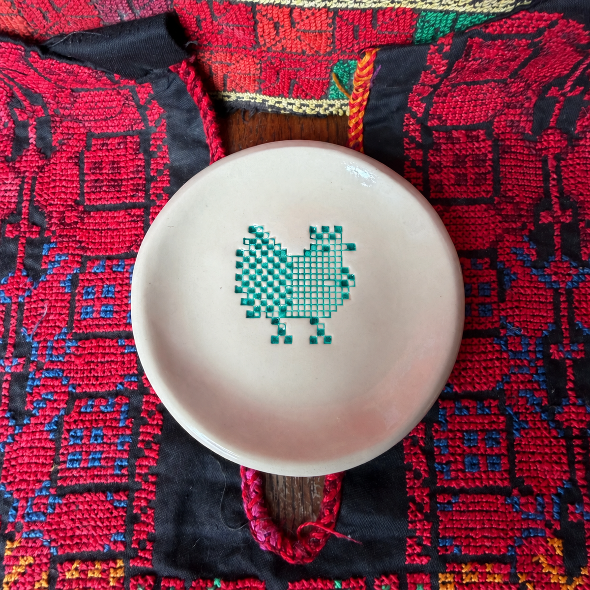 My Chicken Motif Tiny Plates (Set of 4)