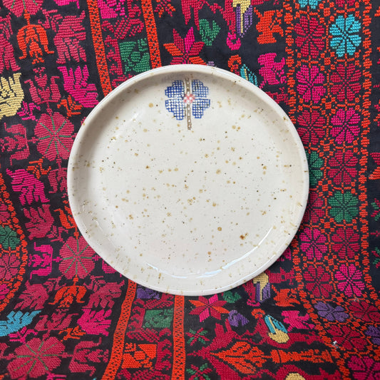 Speckled Hebron Rose- Side Plate 18cm