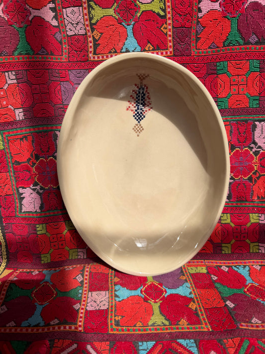 Cypress Tree Large Oval Platter