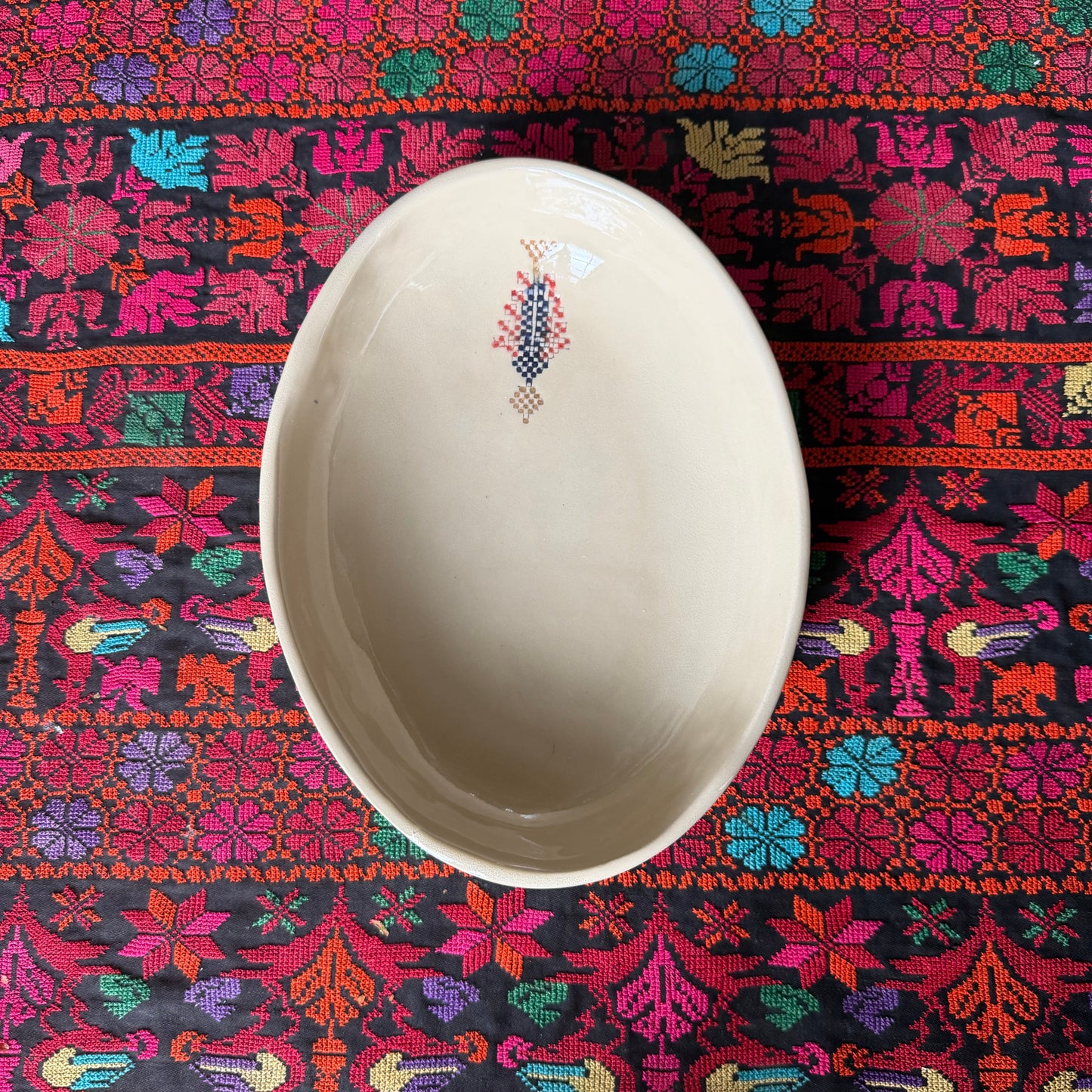 Cypress Tree Large Oval Platter