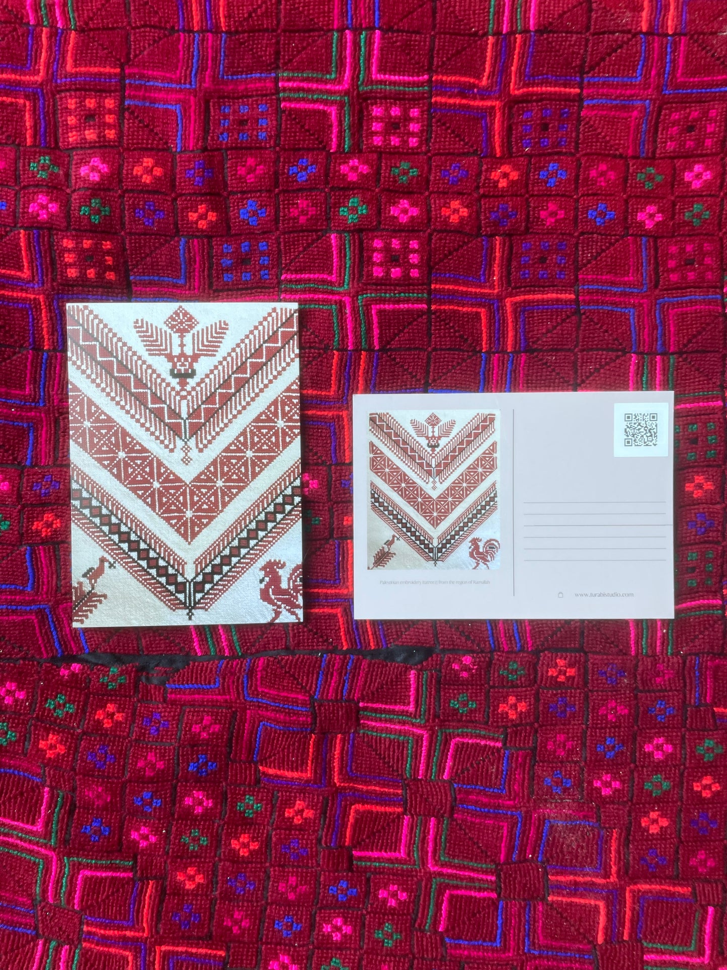 Ramallah Tatreez Postcard