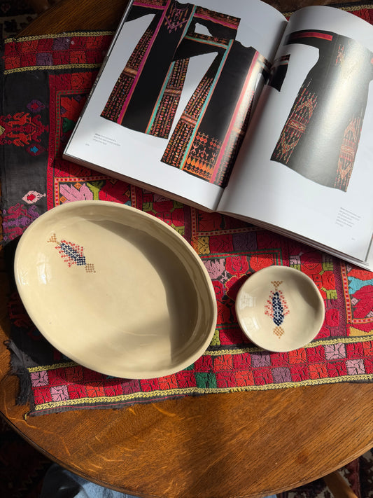 Cypress Tree Large Oval Platter