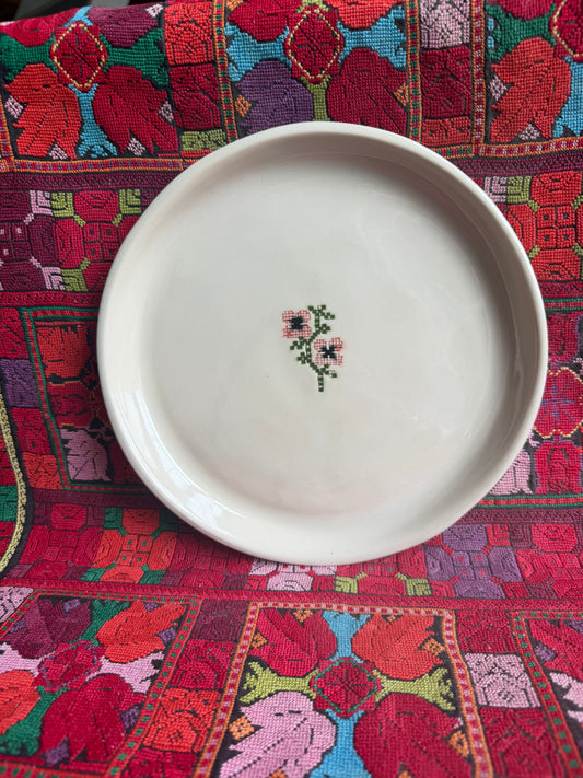 Flora Tatreez Dinner plate (24)