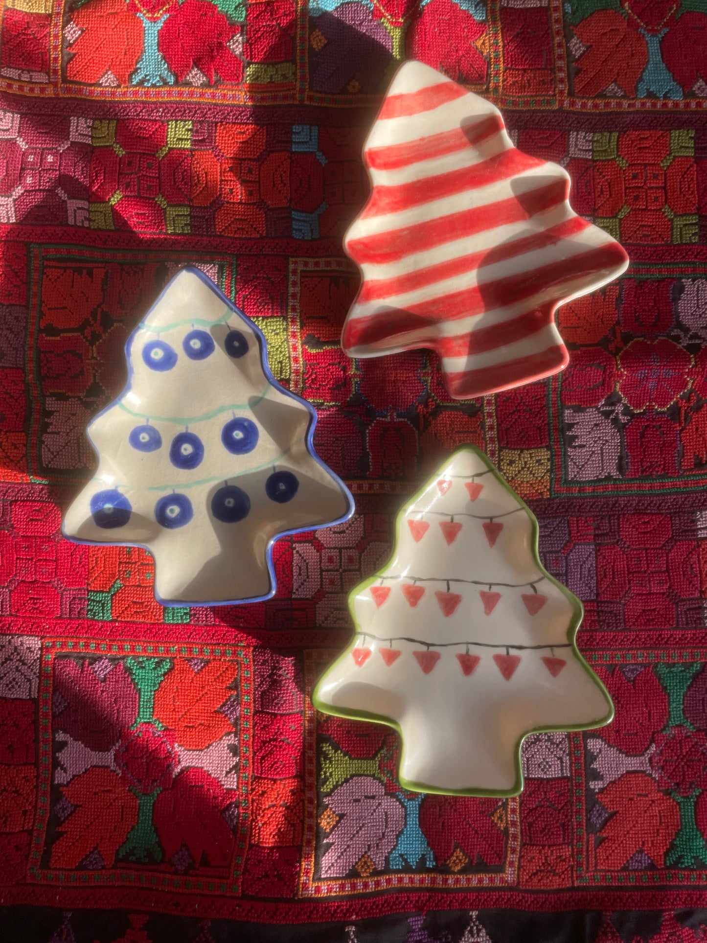 Christmas Tree plates