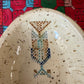 Sarwa / Cypress Tree — Hebron & Gaza Small Oval Platter in Speckled Stoneware