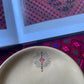 Speckled Hebron Rose (18 cm plate)