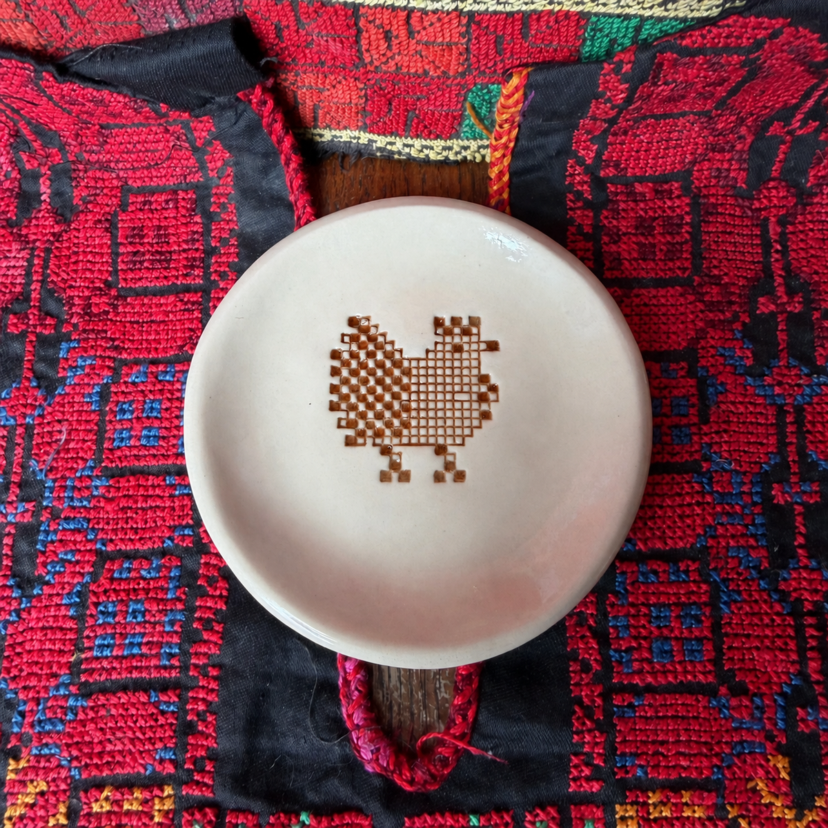 My Chicken Motif Tiny Plates (Set of 4)