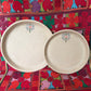 Speckled Hebron Rose Set of 2 Plates (Dinner + Side)
