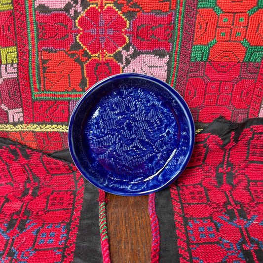 Jaffa Blue Tiny Plate (10cm) in Royal Blue