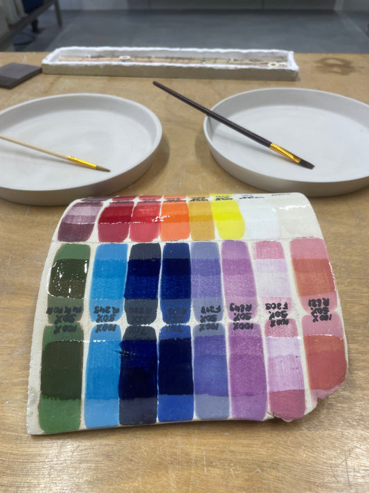 Sip & Paint: Ceramic Plate Painting- Ticket for Two (One Plate Each. For Pals, Couples & Family