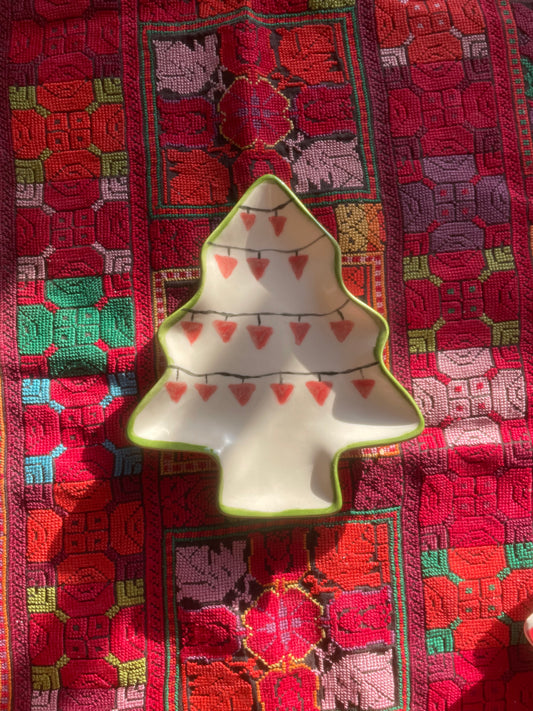 Christmas Tree plates