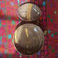 A marbled set:  bowl + oval platter