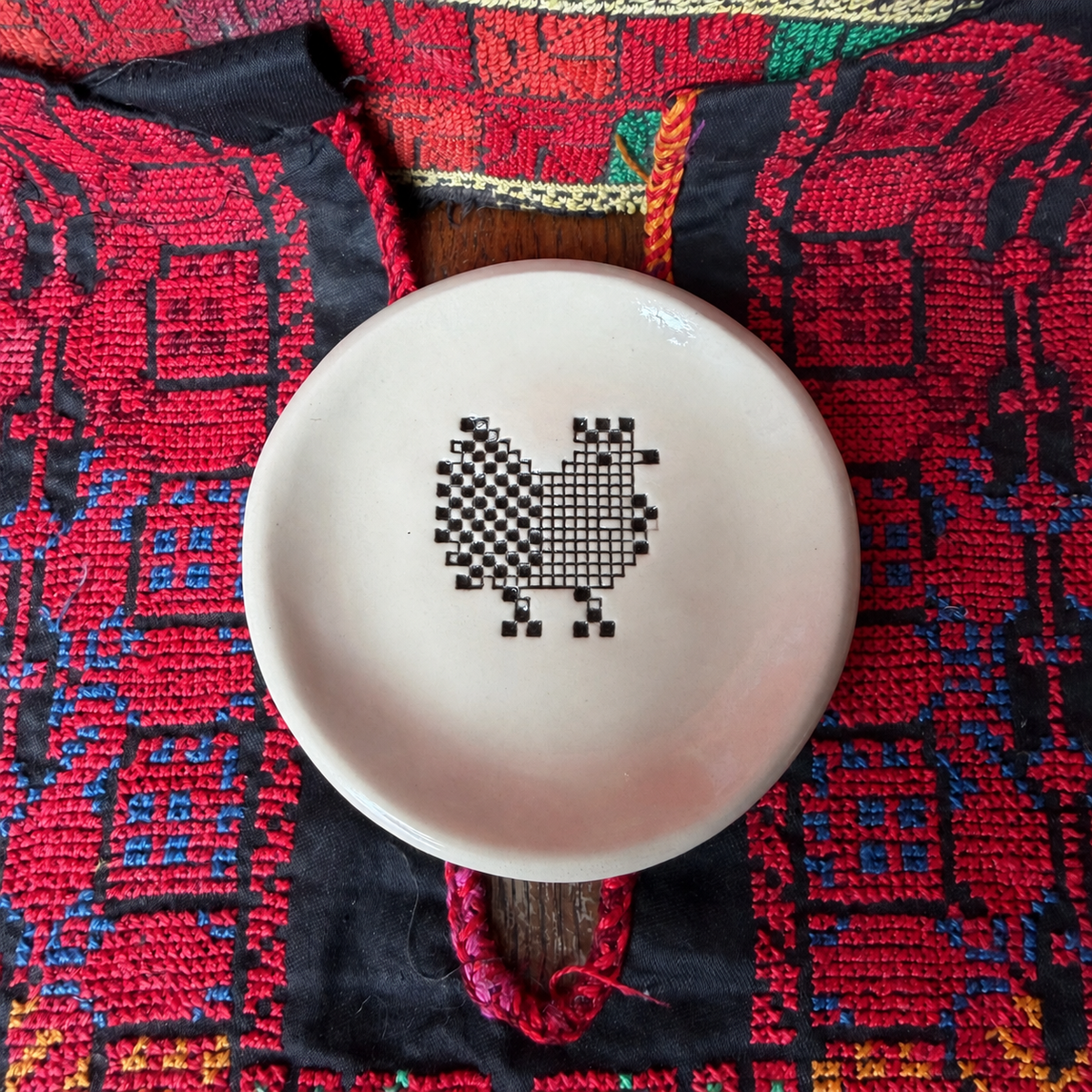 My Chicken Motif Tiny Plates (Set of 4)