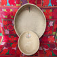 Speckled Hebron Rose Set of 2 nested oval platters (Large + Small)