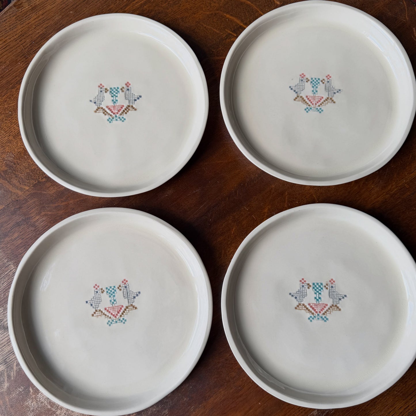 PREORDERS: Palestine Lovebirds Set (4 Dinner Plates)