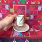 Espresso Cup with Matching Saucer (Gaza Mountain)