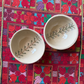 A Set of 2 Tatreez Bowls (Palm Tree & Tree of Love)